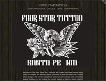 Tablet Screenshot of fourstartattoo.com